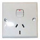 HPM Single 10Amp Caravan Outlet Surface Mount